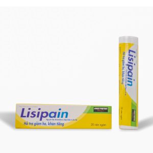 Lisipain - Hỗ trợ giảm ho, khàn tiếng, giúp làm dịu đau rát họng.