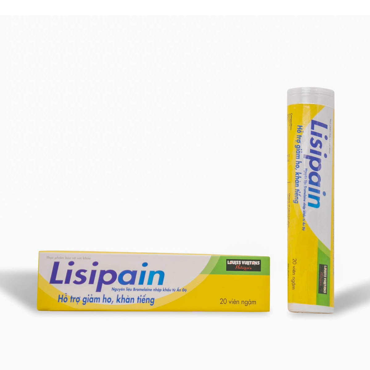 Lisipain - Hỗ trợ giảm ho, khàn tiếng, giúp làm dịu đau rát họng.
